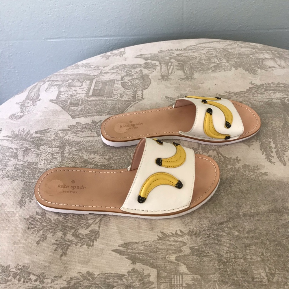 Kate Spade Ivone Banana Slides “That’s Bananas”
